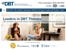 Tablet Screenshot of dbtlosangeles.com